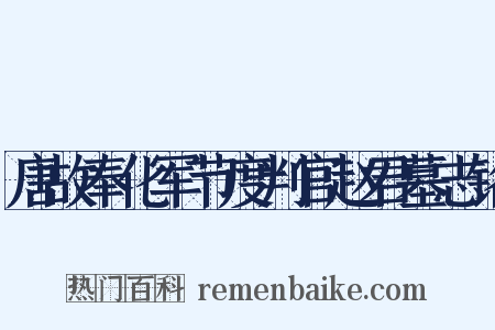 唐故奉化军节度判官赵君墓志铭是什么意思的图片